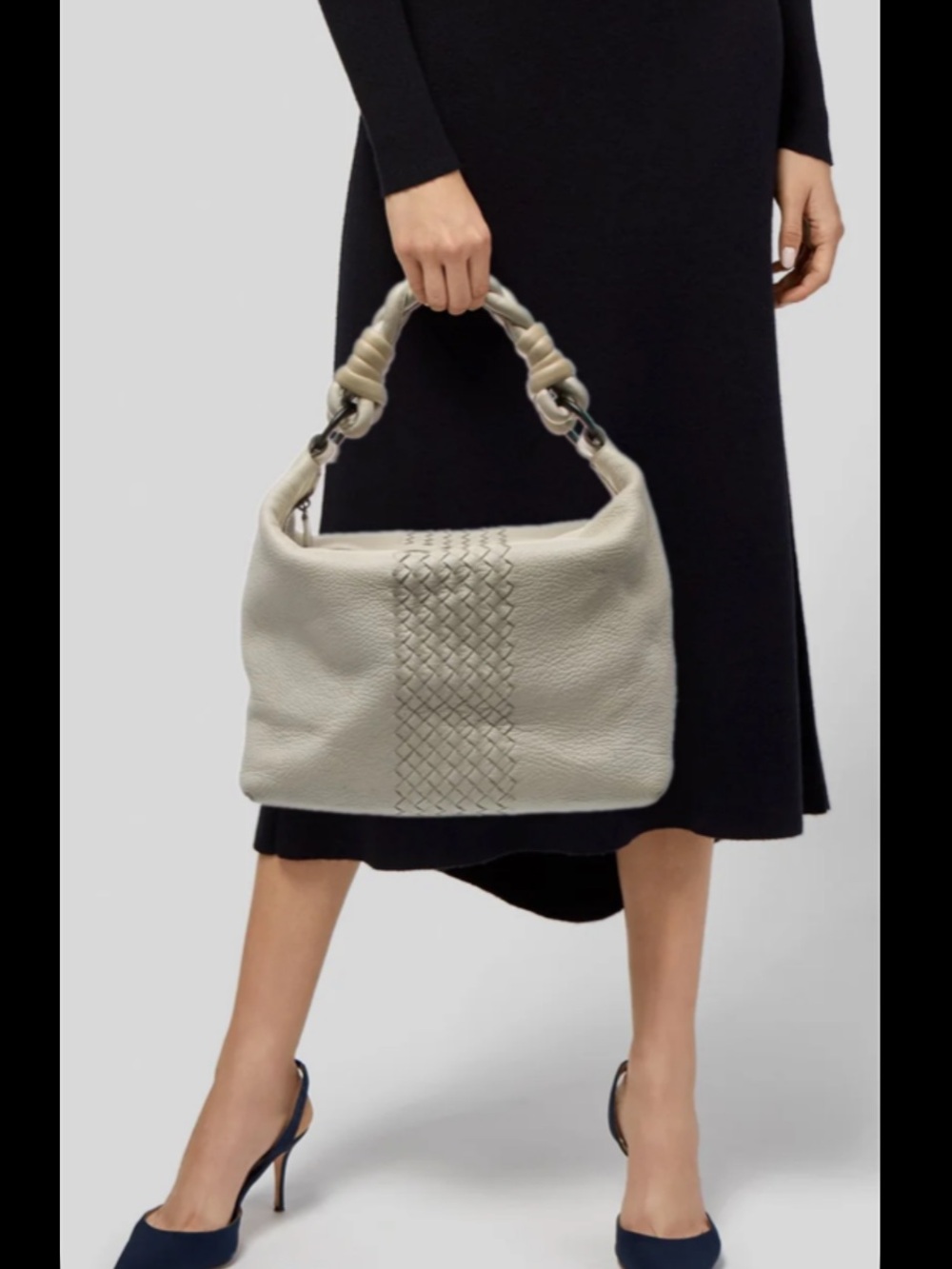 Authentic Bottega Veneta Intrecciato Cervo Hobo bag